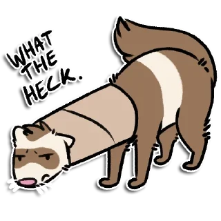 Sticker 😖 Jarviferret