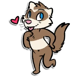 Sticker 😘 Jarviferret