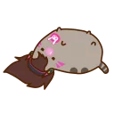 Video sticker 🎮 Pusheen Overwatch by Eckru