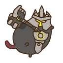 Sticker ⚔ Pusheen Overwatch by Eckru