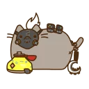 Sticker ⛽ Pusheen Overwatch by Eckru