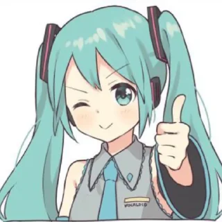 Sticker 👍 hatsune miku