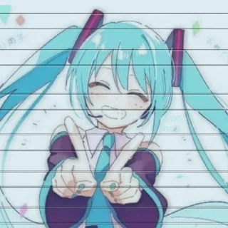 Sticker 💕 hatsune miku