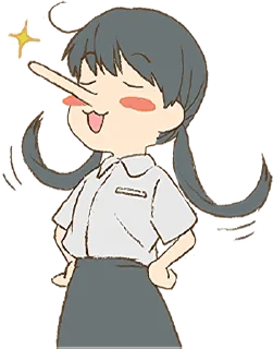 Sticker 🤥 twin tails girls :: @line_stickers