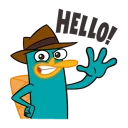 Video sticker 👋 Perry/Agent P