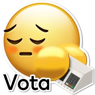 Sticker 🙏 VotaPufavo