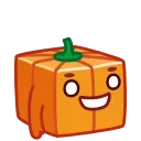 Video sticker 👍 Pumpkin Cube