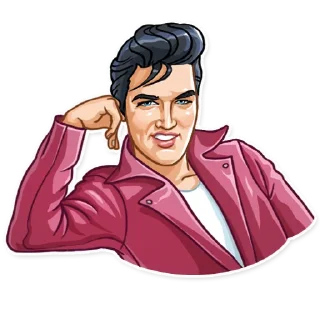 Sticker 😄 Elvis Presley