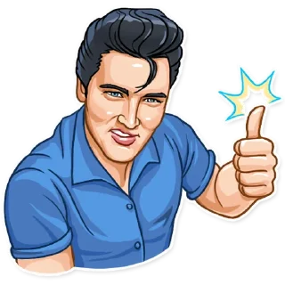 Video sticker 👍 Elvis Presley