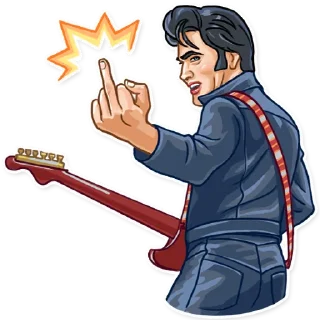 Sticker 🖕 Elvis Presley