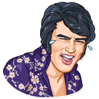 Sticker 😂 Elvis Presley