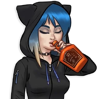 Sticker 🥃 Eve (Summertime Saga)