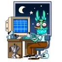 Sticker 🖥 Office Plankton