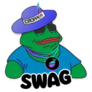 Sticker 🤑 Cropper Pepe