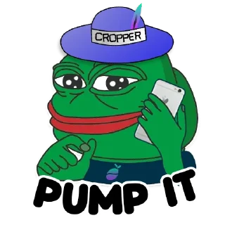 Sticker ☝ Cropper Pepe