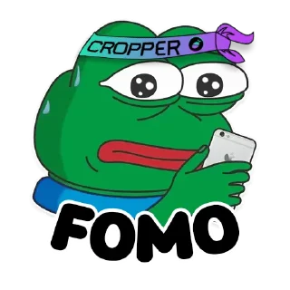 Sticker 😰 Cropper Pepe