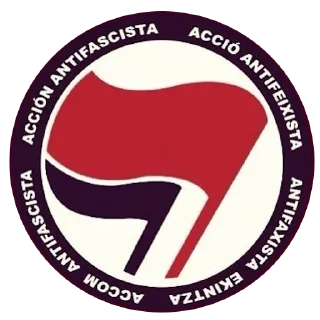 Sticker ❗ Antifascist Action