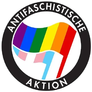 Sticker 🌈 Antifascist Action