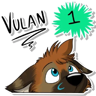 Sticker 1️⃣ Vulan Fox