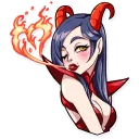 Sticker 😘 Miss Devil