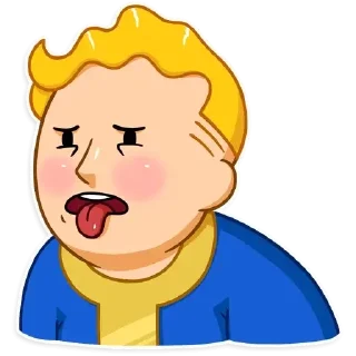 Sticker 😊 Fallout Vault Boy