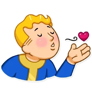 Sticker 😊 Fallout Vault Boy