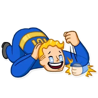 Sticker 😊 Fallout Vault Boy