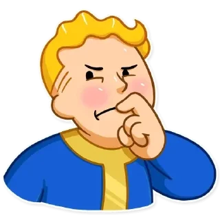 Sticker 😊 Fallout Vault Boy