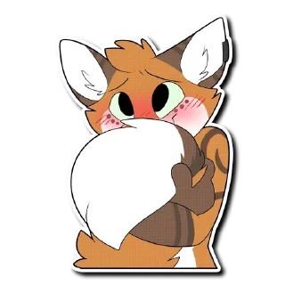 Sticker 😖 Kipi Furry 🦊 — @stckrRobot