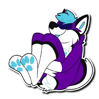 Sticker 🐾 Kipi Furry 🦊 — @stckrRobot