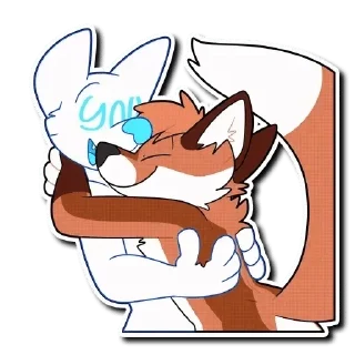 Sticker 🤗 Kipi Furry 🦊 — @stckrRobot