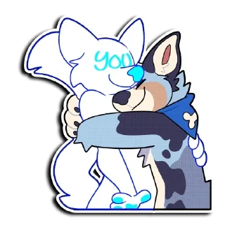 Sticker 🤗 Kipi Furry 🦊 — @stckrRobot