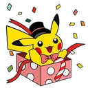 Sticker 🎁 포켓몬과 함께 렛츄고!! (Pokémon)