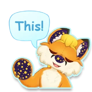 Sticker 👆 Plushie Ranfox By LuniqueKero