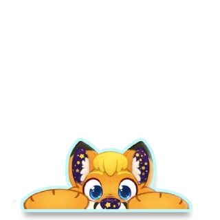 Video sticker 👀 Plushie Ranfox By LuniqueKero