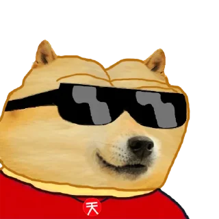 Video sticker 😎 Doge God 天