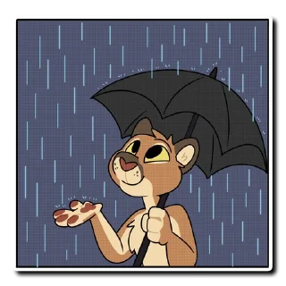 Sticker 🌧 Mountain Lion