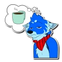 Sticker ☕ Bluesugar