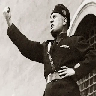 Sticker 😡 Benito Mussolini