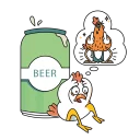 Sticker 🍺 PITGRILL.RU