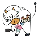 Sticker 🐄 PITGRILL.RU