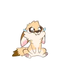 Sticker 😟 Fennec Stickers by Pulex