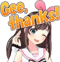 Video sticker 👏 Kizuna AI Stickers