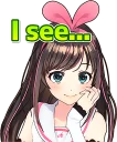 Sticker 😉 Kizuna AI Stickers