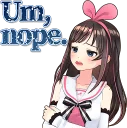 Sticker 😑 Kizuna AI Stickers