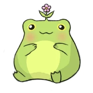 Video sticker 🌸 Cute Frog 🐸