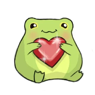 Video sticker 💖 Cute Frog 🐸