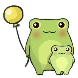 Sticker 🥰 Cute Frog 🐸