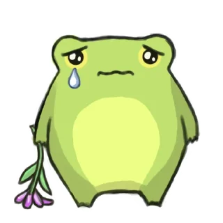 Video sticker 🥲 Cute Frog 🐸