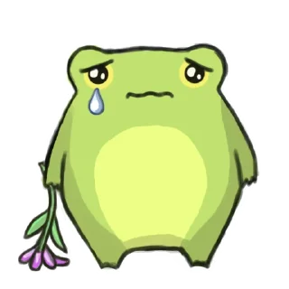 Sticker 🥲 Cute Frog 🐸